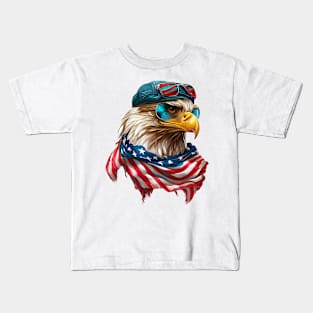 Cool American Eagle #4 Kids T-Shirt